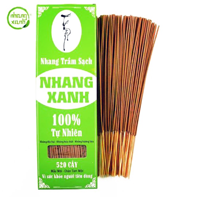 Nhang Trầm Sạch - Nhang Xanh 500gr