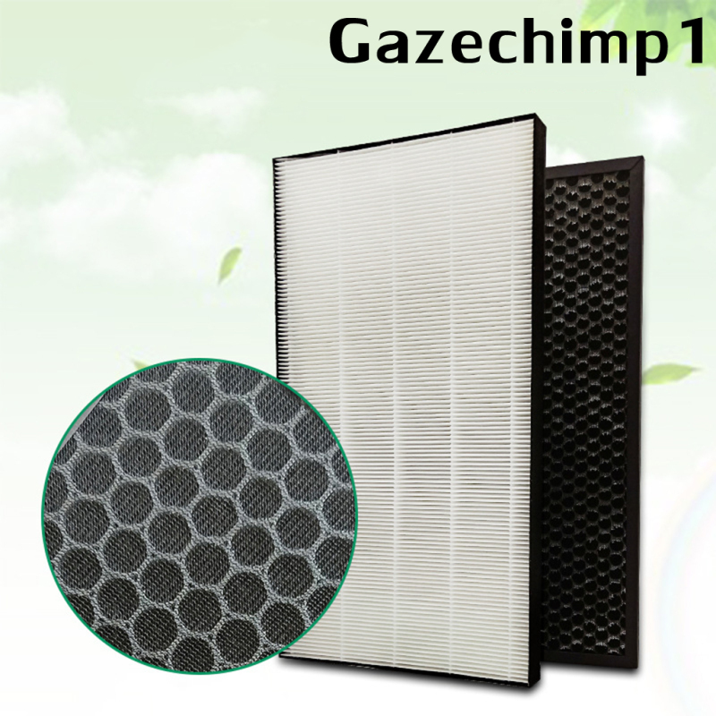 [GAZECHIMP1]True HEPA Filter Replacement fit for Sharp Air Purifier KC-D50-F50-E50-F40, 1 Filter