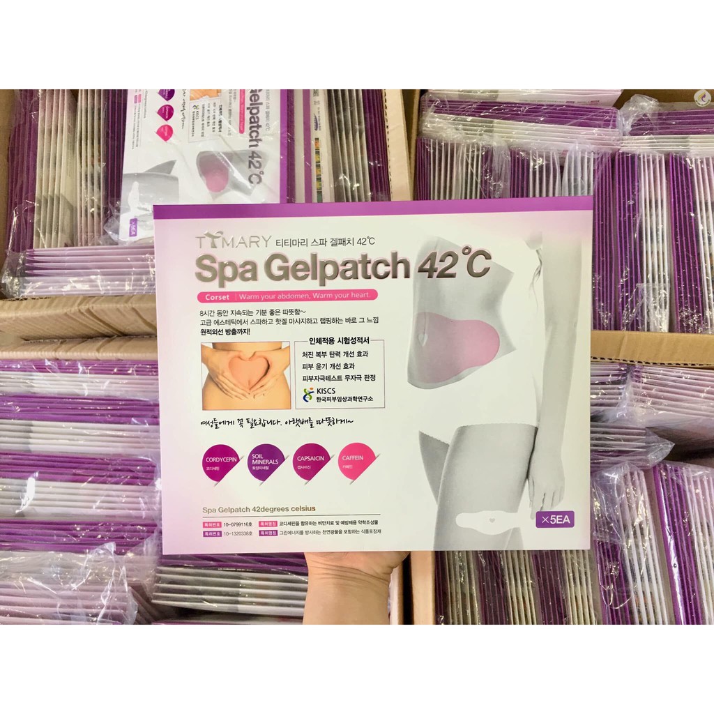 Miếng Dán Tan Mỡ Bụng Hàn Quốc Spa Gel Patch 42°C