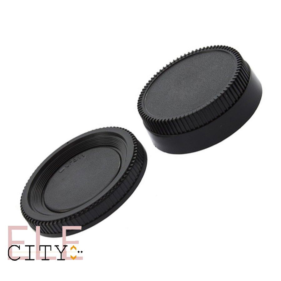 111ele} 58*22mm Body Cap + Rear Lens Cover Plastic Body for All Nikon DSLR Camera