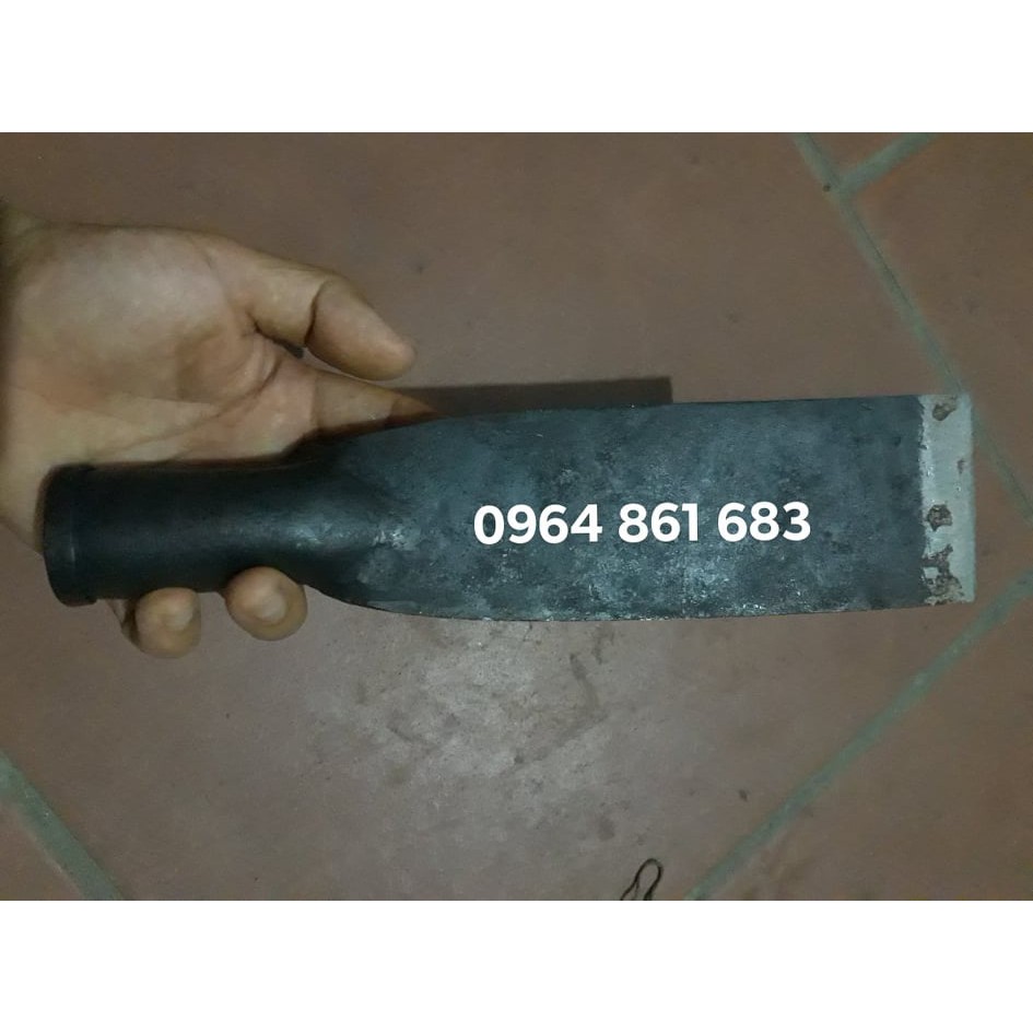 Thuổng đào đất, bấng cây lưỡi thẳng làm bằng thép nhíp ô tô xịn