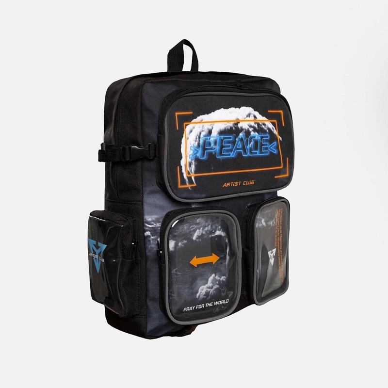 Balo Artist Club PEACE size 45x35x15cm - Kèm box bảo vệ