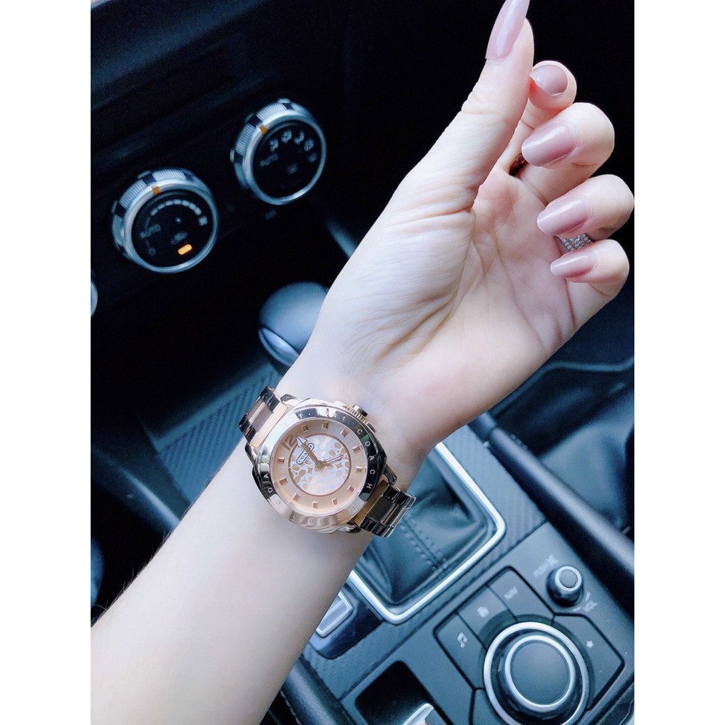 Đồng hồ nữ chính hãng, đồng hồ đeo tay nữ COACH full box siêu sang, thời trang cao cấp, cực chất cho chị em phụ nữ