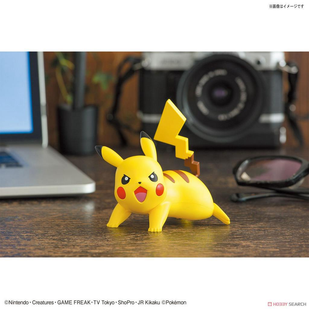 MÔ HÌNH LẮP RÁP BANDAI POKEMON PLASTIC MODEL COLLECTION QUICK! 03 PIKACHU (BATTLE POSE) POKEMON PLAMO