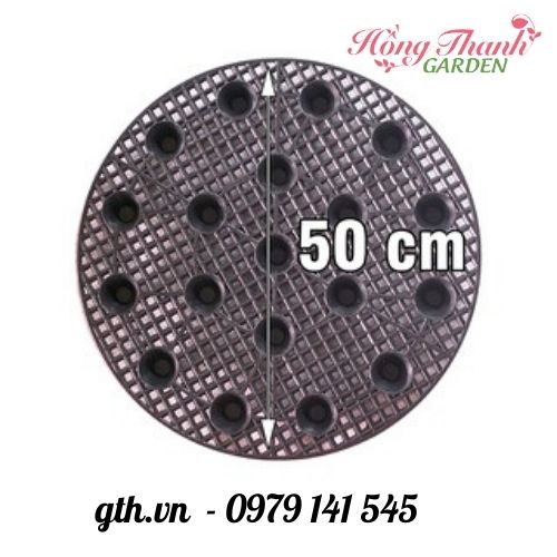 Đế bầu ươm ĐK50cm dùng cho bầu ươm thông minh v6, ươm vườn hoa cây cảnh, cây ăn quả