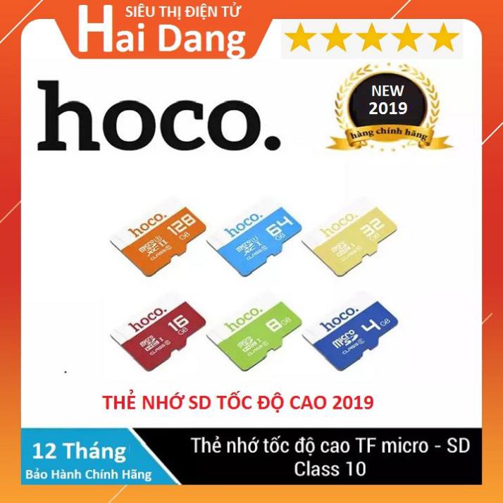 Thẻ Nhớ, Thẻ Nhớ SD Tốc Độ Cao Thẻ Nhớ Hoco 4gb/8gb/16gb/32gb/64gb Class 10_ CHÍNH HÃNG