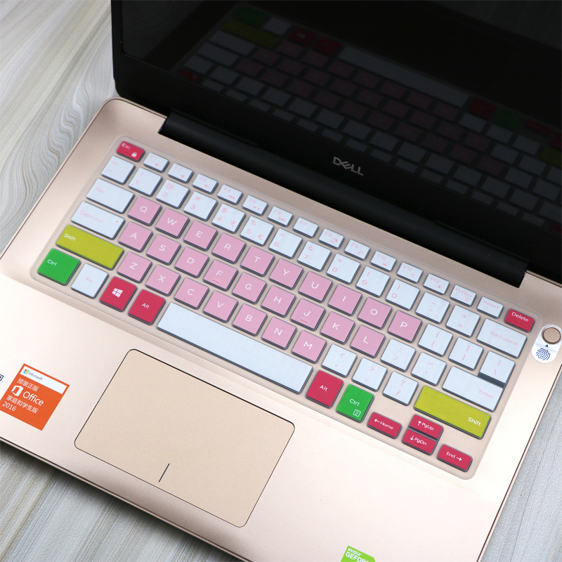 Vỏ bọc silicon siêu mỏng cho bàn phím laptop Dell 7000pro 7380 14 Inch
