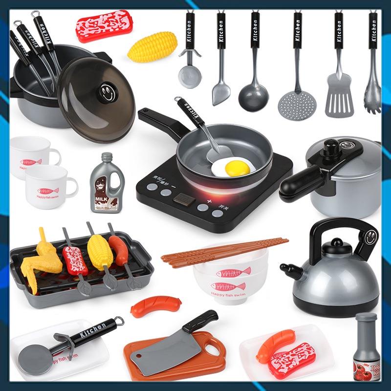 Đồ Chơi Nấu Ăn , Bộ Đồ Chơi Nhà Bếp Hàng Cao Cấp 36 CHI TIẾT Cho Bé Tập Làm Bếp