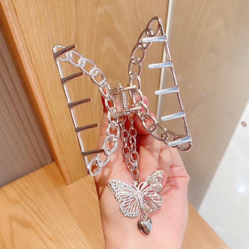 Kẹp Tóc Hợp Kim Hình Bướm Thời Trang Nữ Dễ Thương