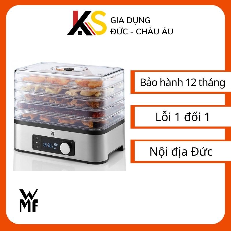 Máy sấy hoa quả WMF 5 tầng có chức năng tắt tự động sau khi hết thời gian hẹn giờ
