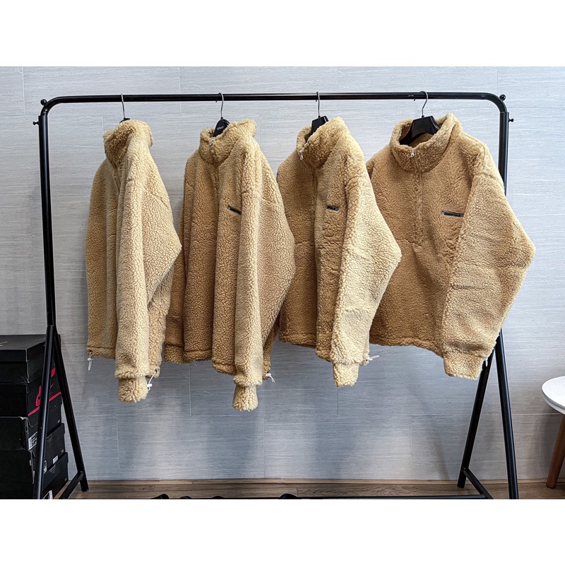 áo khoác lông cừu FOG full tag mạc và túi zip