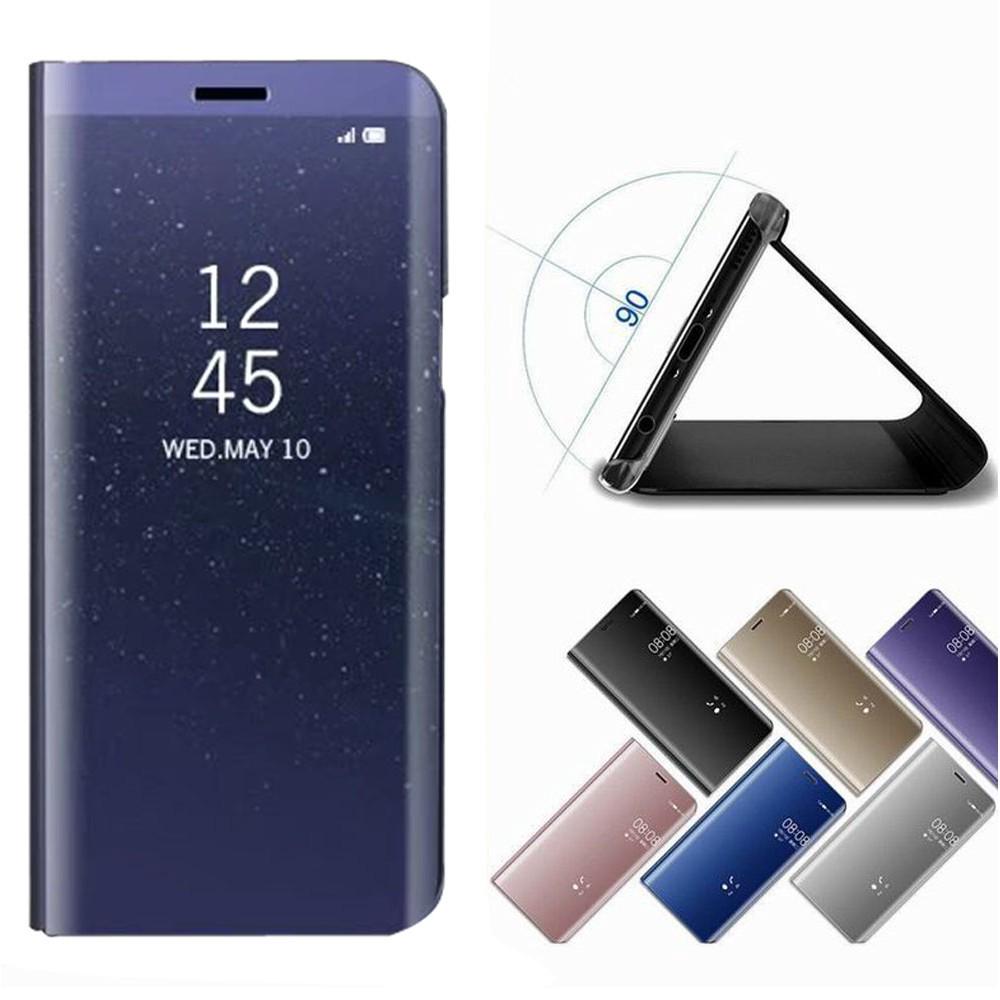 Case Samsung S8 S8+ S6 S7 S6edge S6edge+ S7edge  Mirror View Smart Flip Case Electroplating Cover