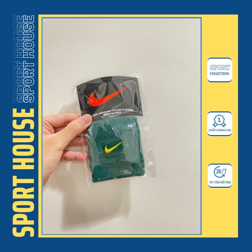 Băng đô cổ tay thể thao Wristband Nike, băng đô cổ tay thấm hút mồ hôi