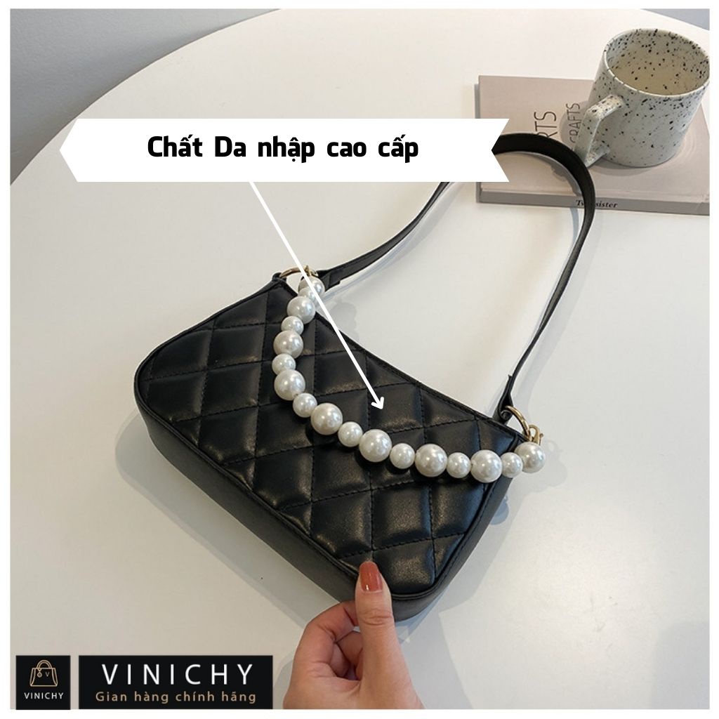 Túi xách nữ đeo chéo, túi đi chơi, đi học VINICHY, da cao cấp size 22cm HA010