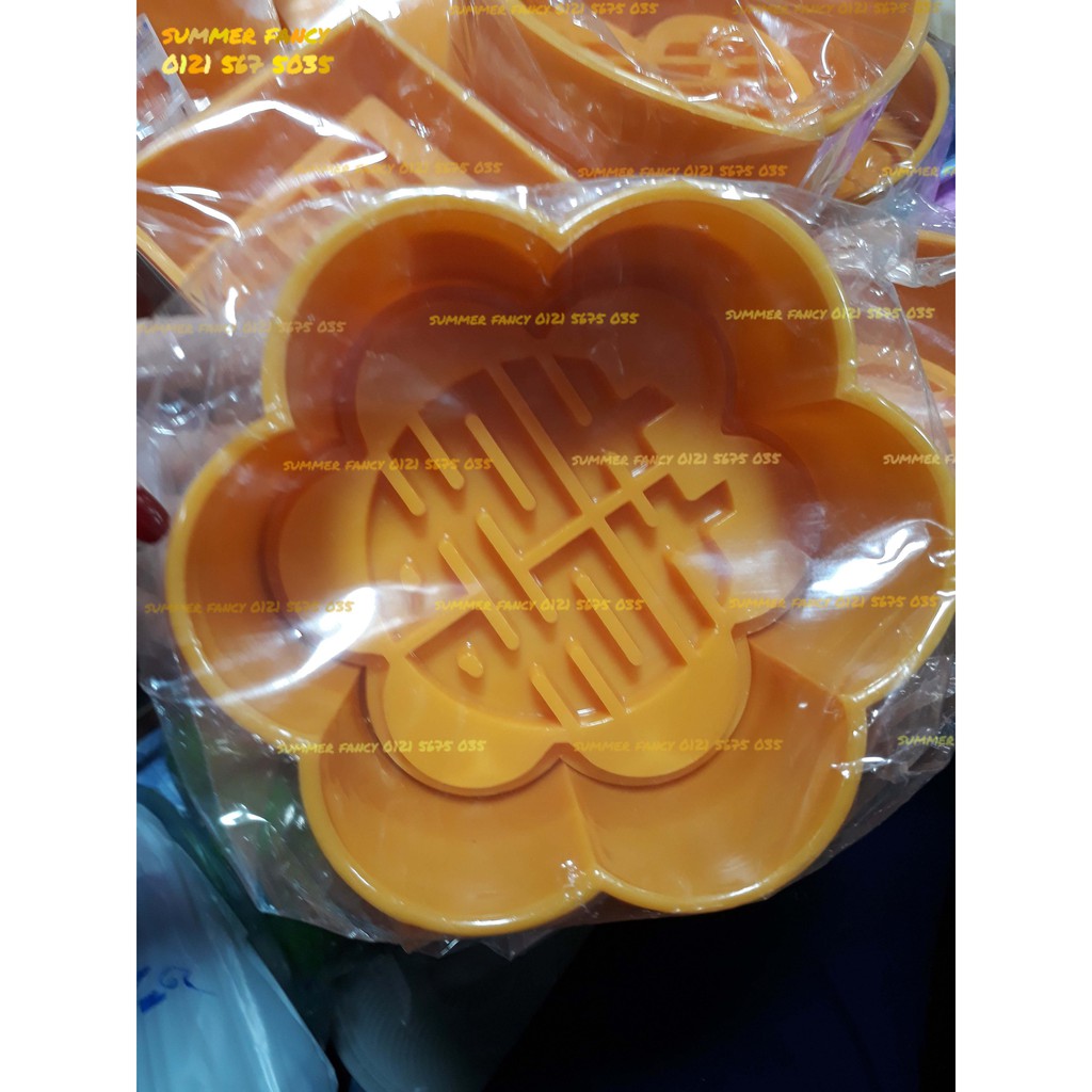 Khuôn bánh 12cm Khuôn nhận xôi cơm hoa mai -Plastic Apricot shape Cake Mold