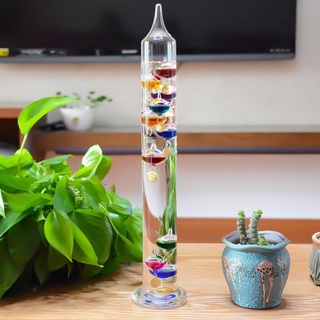 ☁❁❈Galileo Ball Thermometer Nhà Nhiệt kế Trong nhà Treo Văn phòng Quà tặng Sáng tạo Trang trí Vật lý