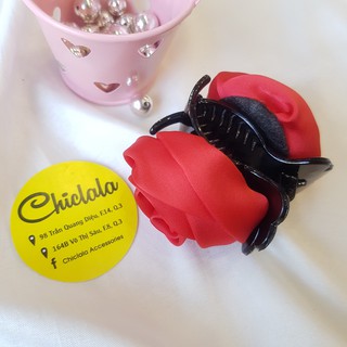 Kẹp Tóc Hoa Hồng Nhỏ Chiclala