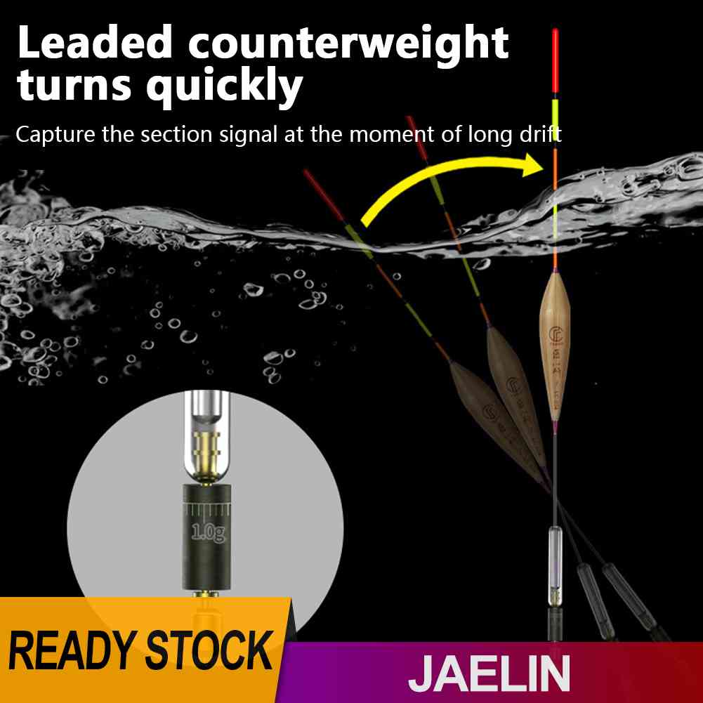 Bộ 6 Phao Nổi Câu Cá Bằng Silicone Đầu Đồng