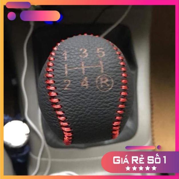 Bọc Cần Số, Tay Phanh Da Bò xe CHEVROLET SPARK SỐ SÀN 2013-2020. Nhiều Màu Sắc