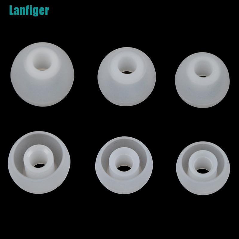 Set 6 Đôi Tai Nghe Nhét Tai Cao Su Silicon Kèm Hộp Đựng Tiện Dụng
