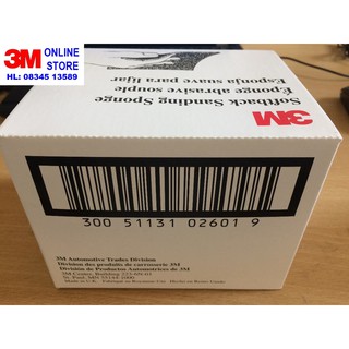 HỘP Nhám xốp 3M Softback Sanding Sponge 02601