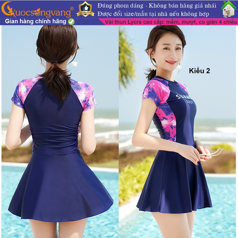 Váy đầm đi biển quần rời GLSWIM090 Cuocsongvang