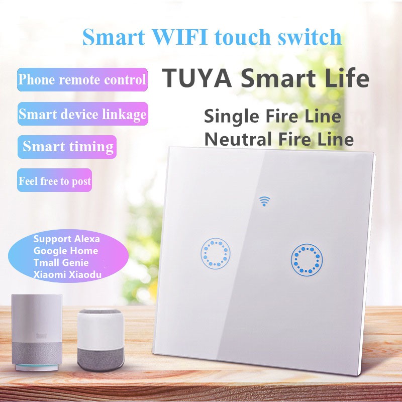 GOOGLE Bảng Công Tắc Wifi Thông Minh Điều Khiển Bằng Giọng Nói Tiện Dụng Cho Gia Đình Xiaomi Xiaodu