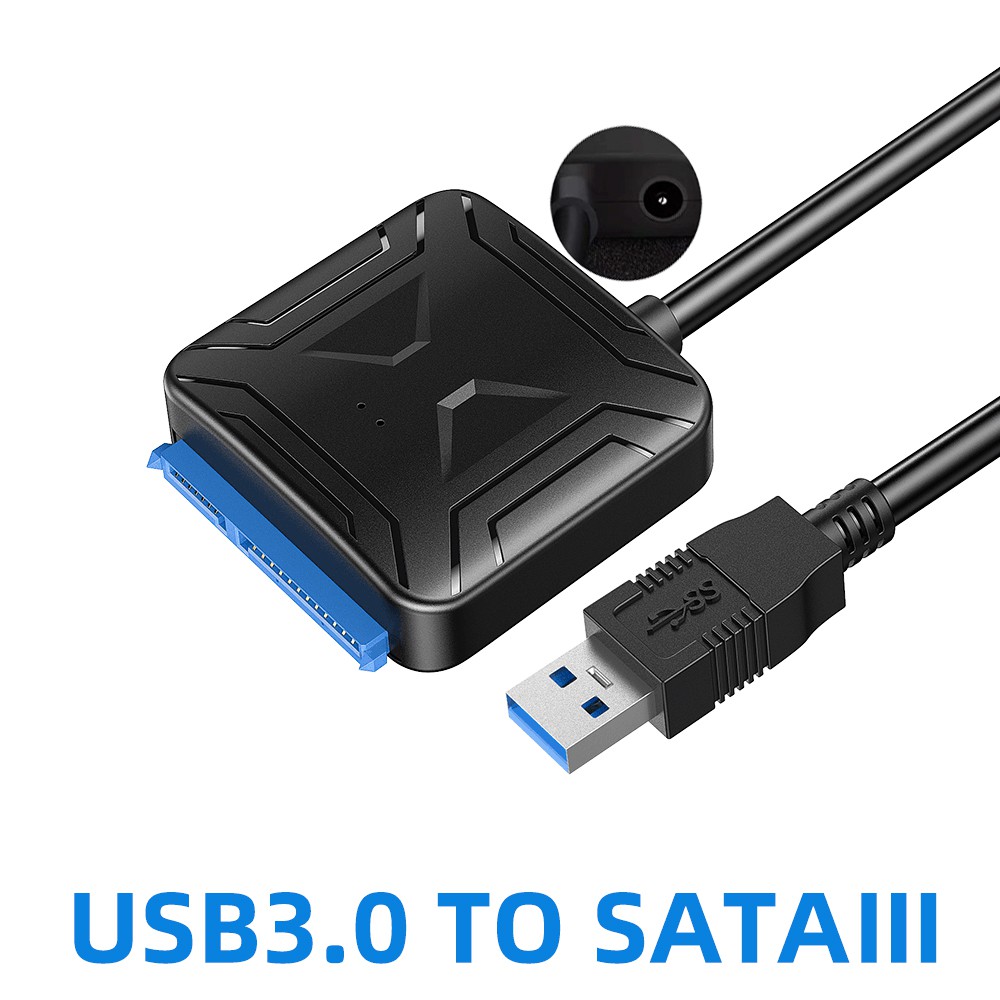 Dây Cáp Chuyển Đổi Ổ Cứng Usb 3.0 Sang Sata 3.5 2.5 Cho Samsung Seagate Wd Hdd Ssd