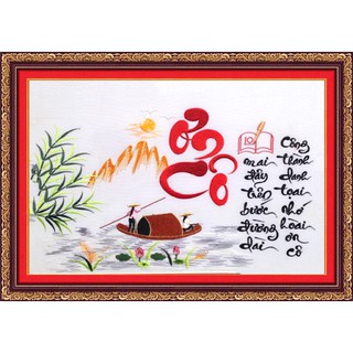 tranh ơn cô tặng kèm khung tranh