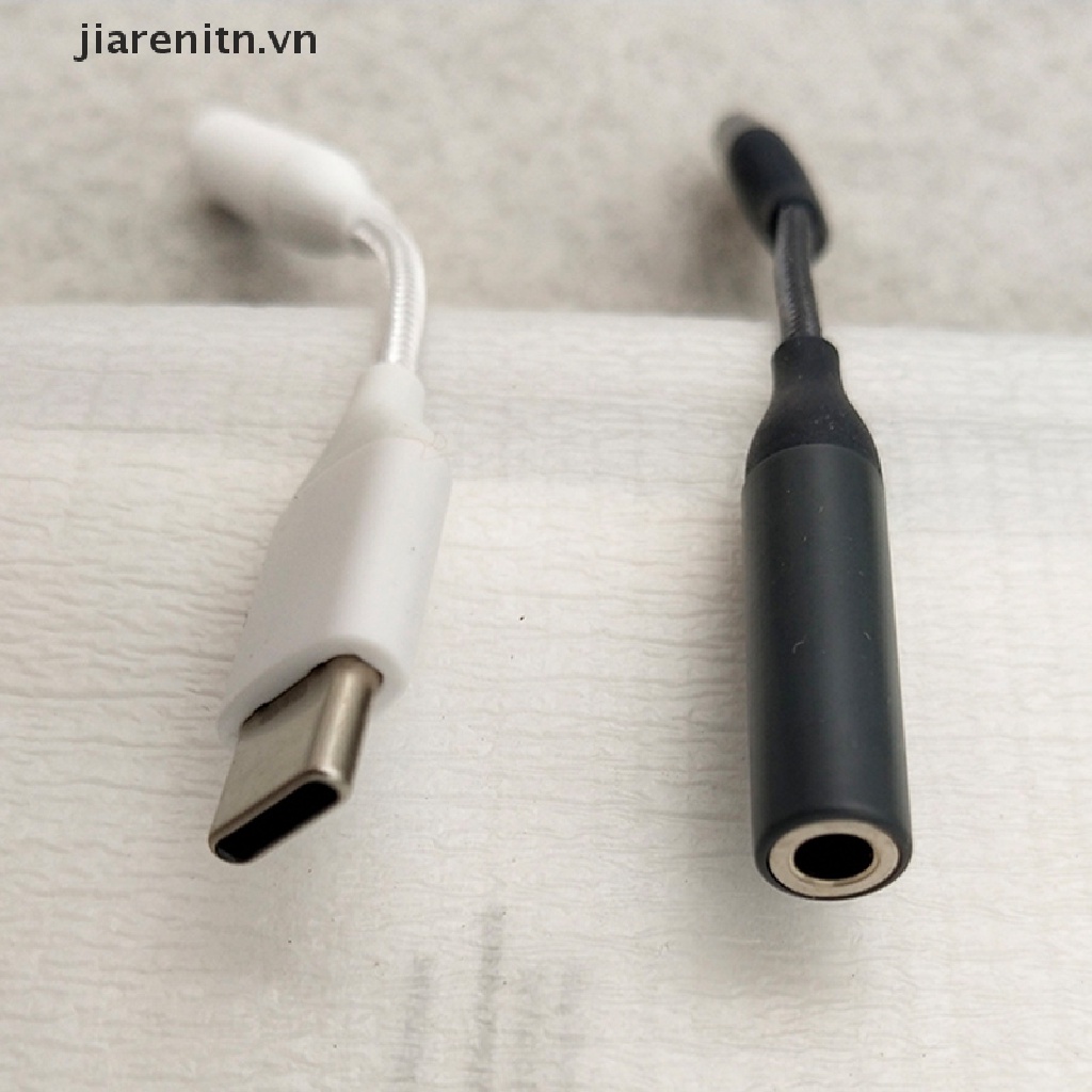 Jiarenitn Type C 3.5 Jack Earphone Audio Aux Cable for USB to 3.5mm Headphones Adapter vn