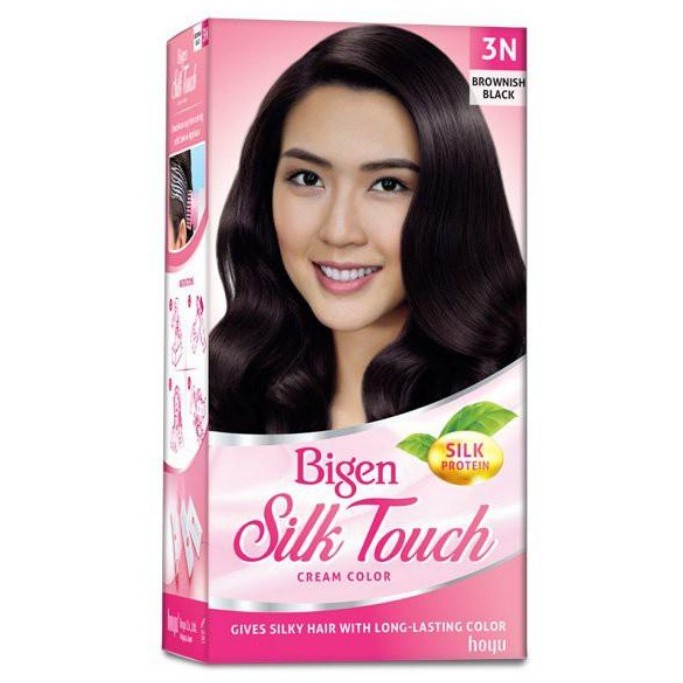 Thuốc nhuộm tóc Bigen Silk Touch số 3N- nâu đen