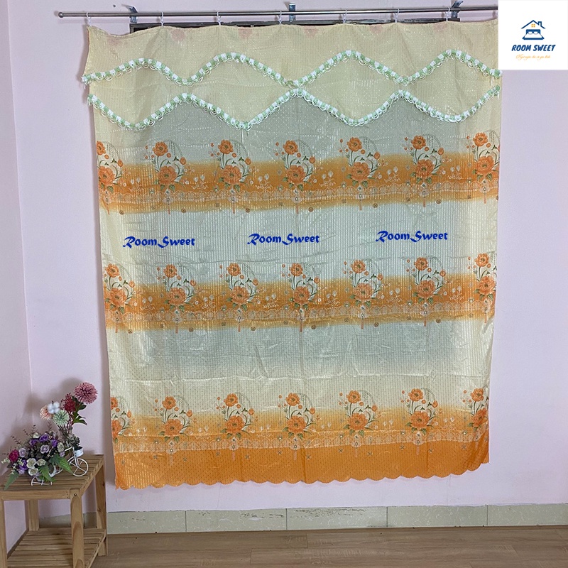 RIDO NGĂN PHÒNG GẤM SAO CÓ MÓC TREO SẴN MÀN CỬA SỔ , CHỐNG NẮNG, TRANG TRÍ NHÀ CỬA DỄ LẮP ĐẶT