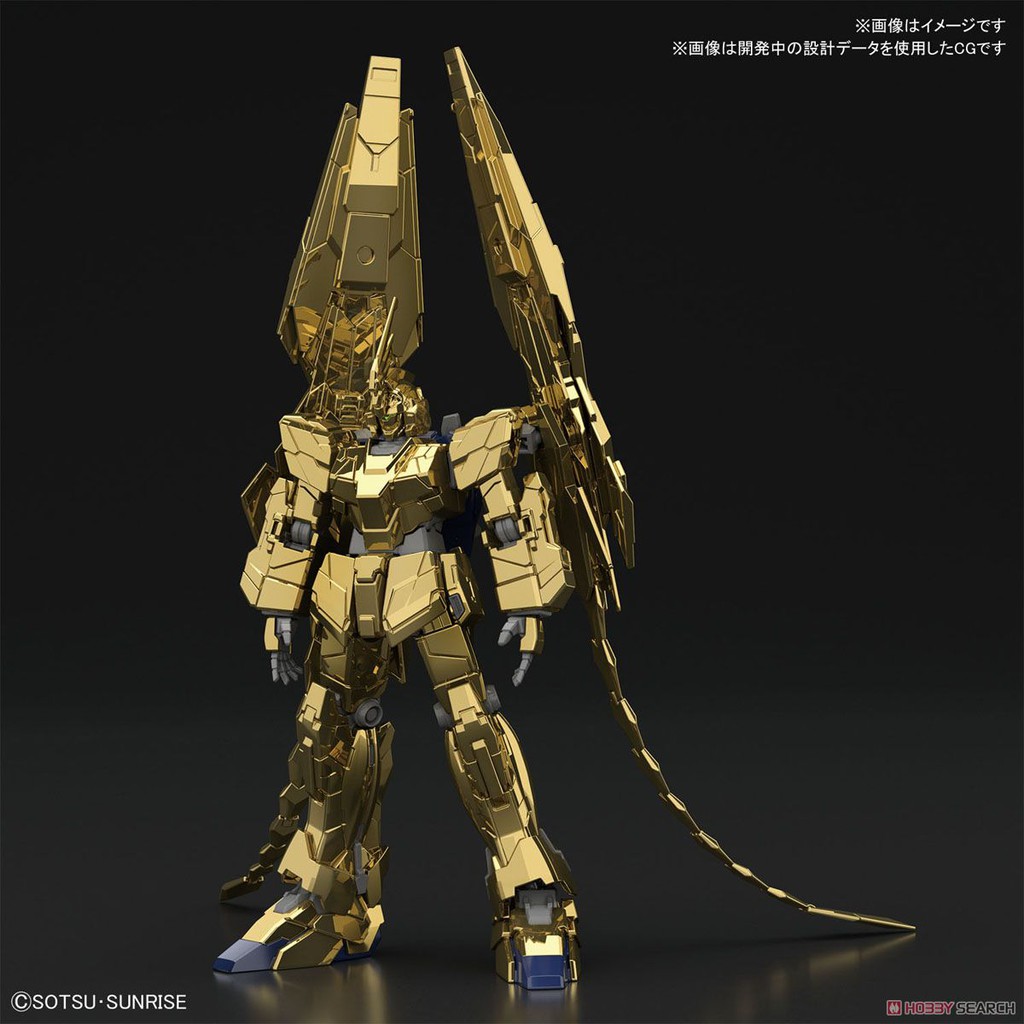 Đồ chơi lắp ráp Anime Nhật Bandai Gundam HGUC 227 Unicorn Gundam 03 Phenex (Unicorn Mode) (Narrative Ver.) Gold Coating