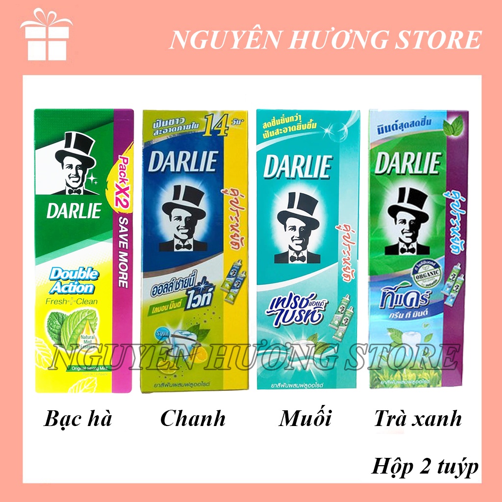 Kem đánh răng Darlie Thái Lan hộp 2 tuýp