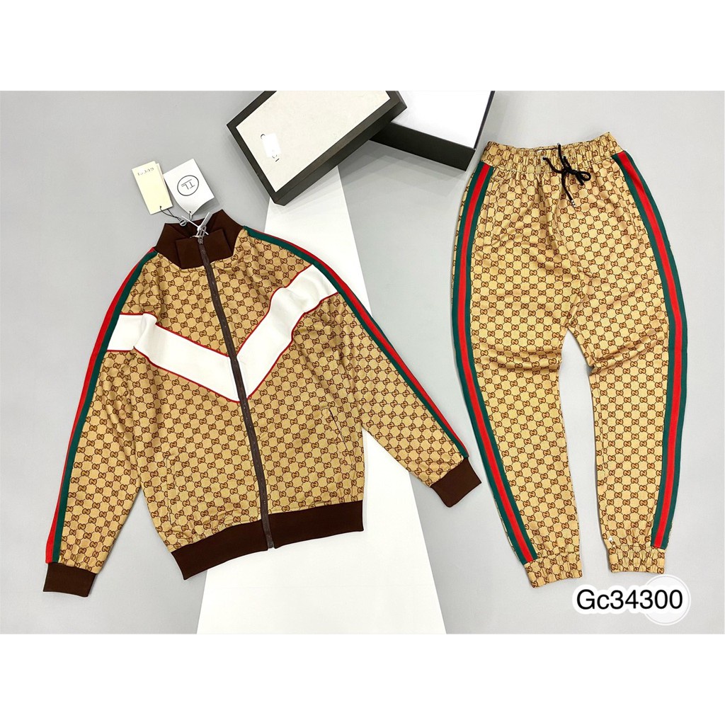 Bộ thu đông Gucci khóa cổ cao siêu hot_Bộ Gucci nam 2 lớp hot hit