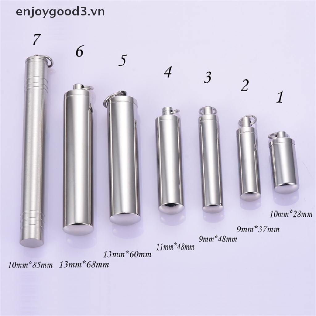 Dây chuyền mặt ống trụ thép không gỉ thời trang cho nữ
