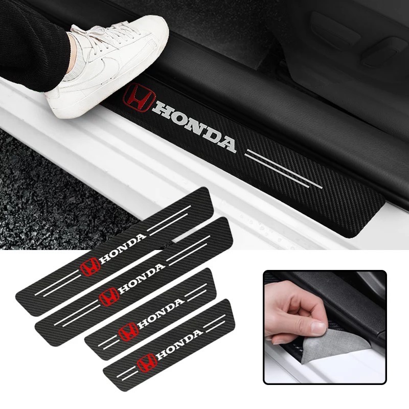Nẹp Dán Vân Carbon Chống Trầy Xước Bậc Cửa, Bậc Cốp các  loại  xe  ô  tô