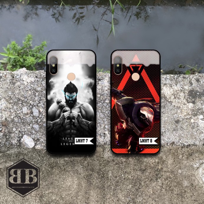 ỐP lưng kính cường lực Xiaomi Redmi 6 Pro / Mi A2 Lite liên minh huyền thoại
