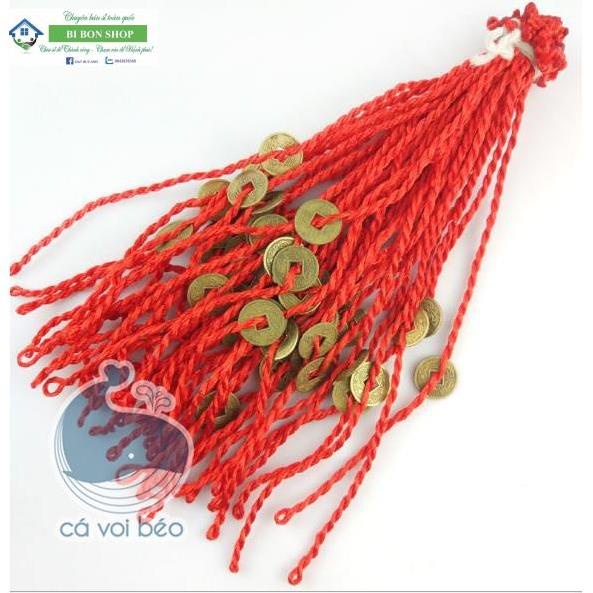 {Sale 1k - Chọn mẫu] Vòng tay chỉ đỏ may mắn nhiều hình dễ thương vòng tay gỗ lục lạc đồng xu
