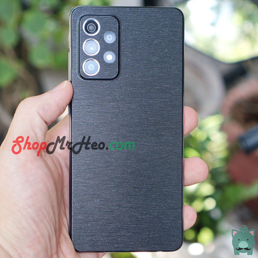 Skin Dán Mặt Sau Lưng Vân Nhôm Samsung Galaxy A32 - SS A52 - Samsung A72