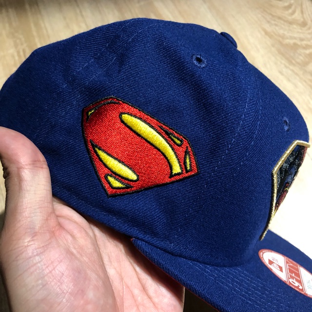 Nón Newera Superman Snap xanh dương Nhập xịn siêu đẹp