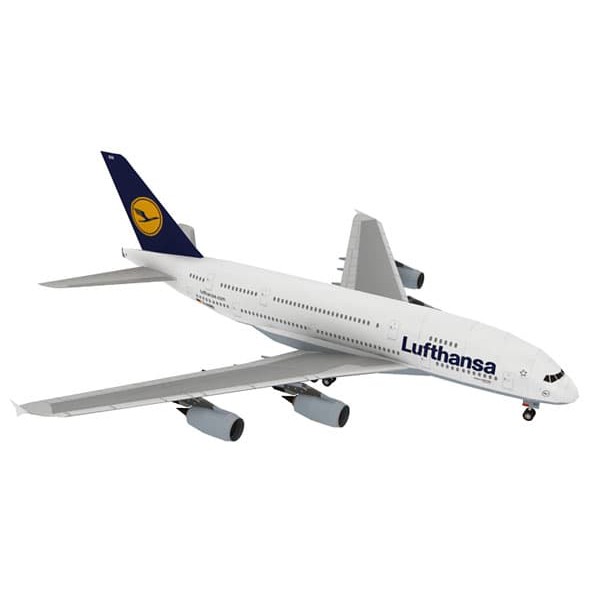 Mô Hình Máy Bay Giấy A380 Lufthansa