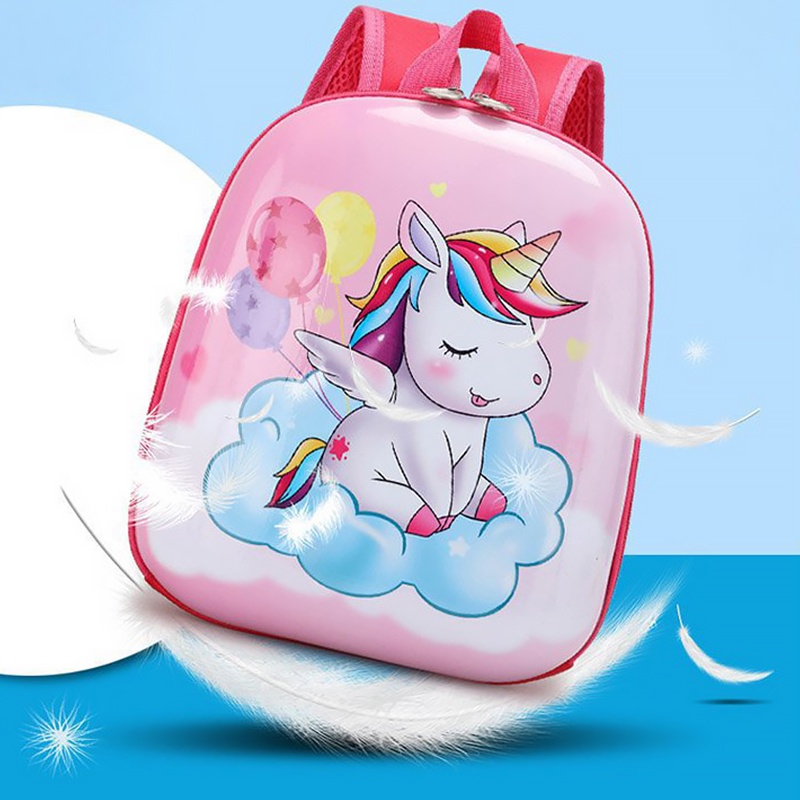 Balo Đi Học Hình Quả Trứng Họa Tiết Hoạt Hình Cho Trẻ Mẫu Giáo