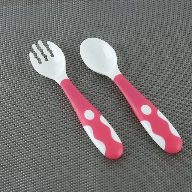 [Hot] [Có hộp đựng] bộ thìa dĩa ăn dặm uốn dẻo mọi tư thế