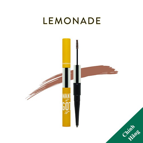 Chì kẻ mày 2 đầu Lemonade Want It Got It Dual Eyebrow 4g