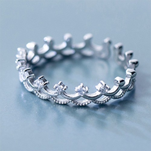 Nhẫn bạc nữ S925 Bảo Ngọc Jewelry N2455 cao cấp