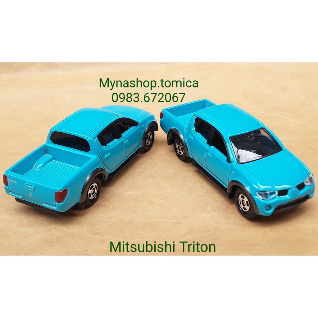 Xe mô hình tĩnh tomica không hộp - Mitsubishi Triton - xe bán tải.