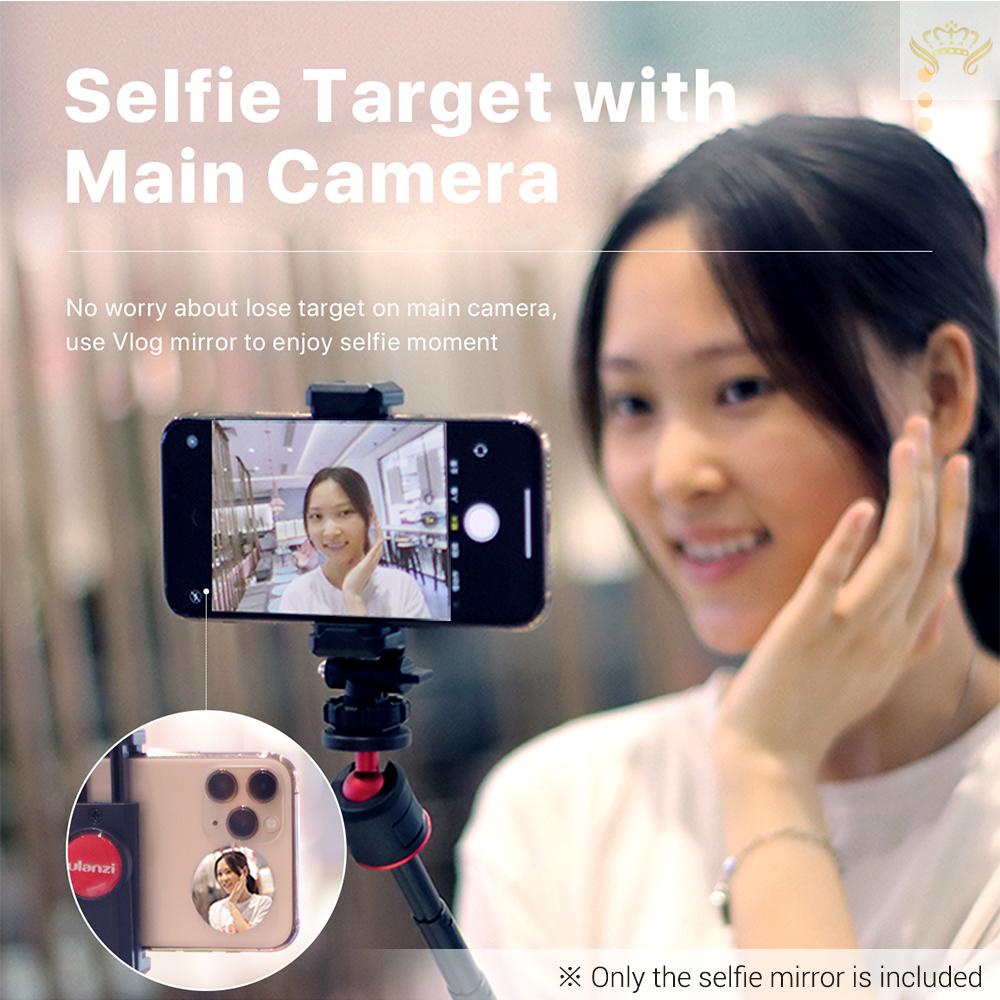 (Giao Hàng Nhanh) Phụ Kiện Gương Thông Dụng Ulanzi Tương Thích Với iPhone Samsung Video Selfie Vlog
