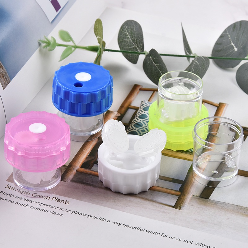 1 Dụng Cụ Làm Sạch Kính Áp Tròng Có Thể Xoay Được