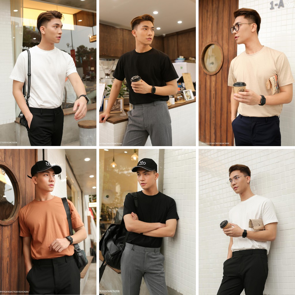 [Mã FAMALLT5 giảm 15% đơn 150K] Áo phông không cổ thương hiệu 360 Boutique chất vải cao cấp - APHTK201